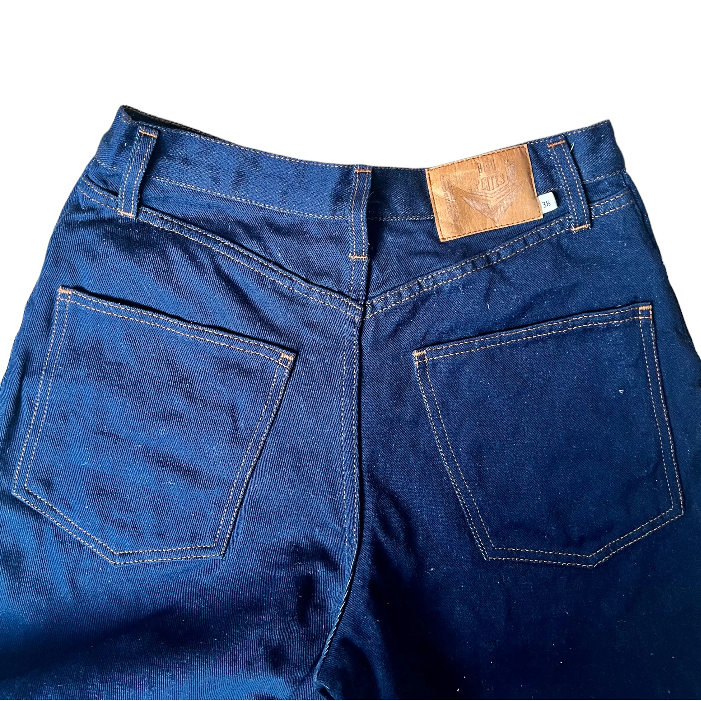 Selvedge Mixed Cut Denim Jeans | Blue