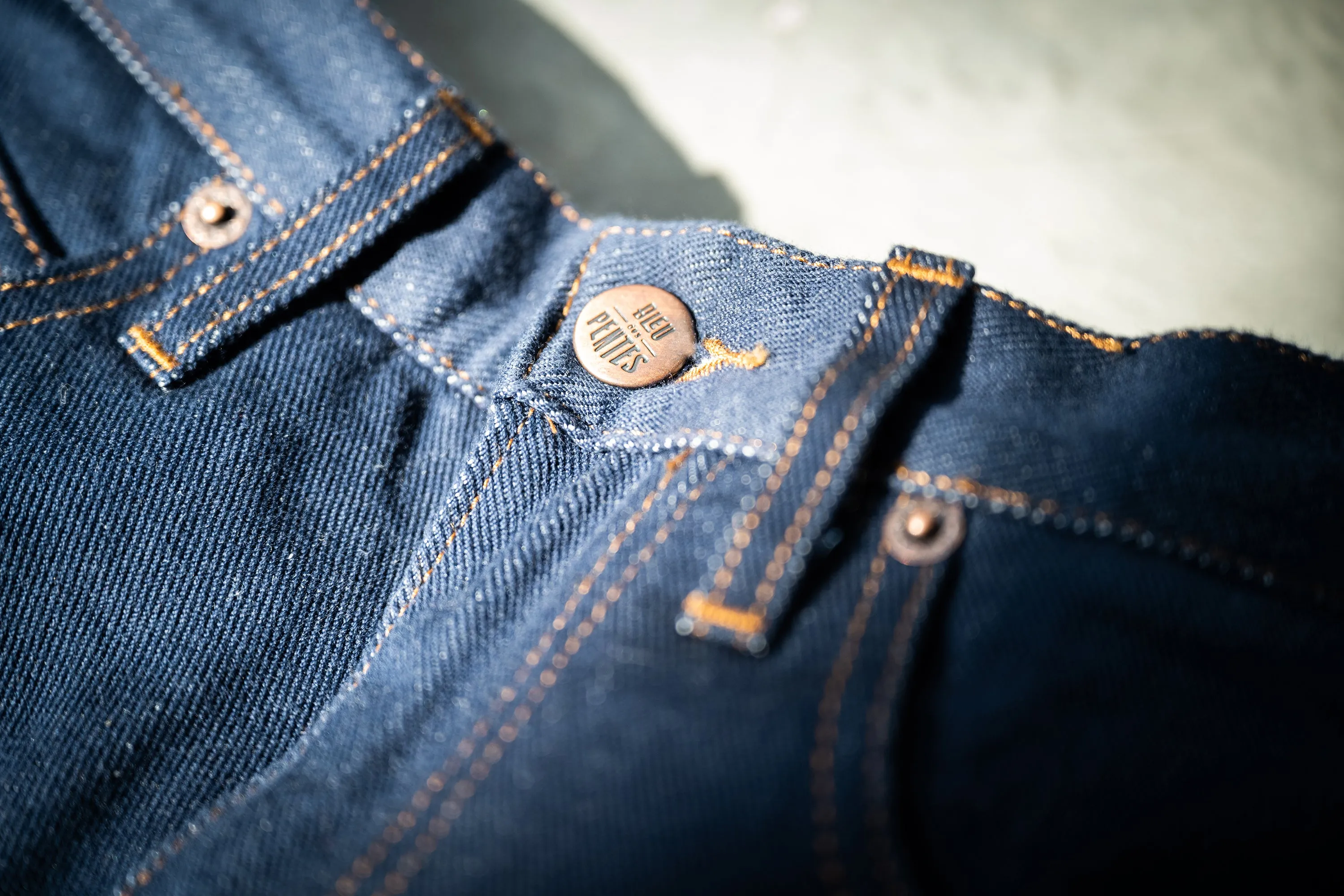 Selvedge Mixed Cut Denim Jeans | Blue