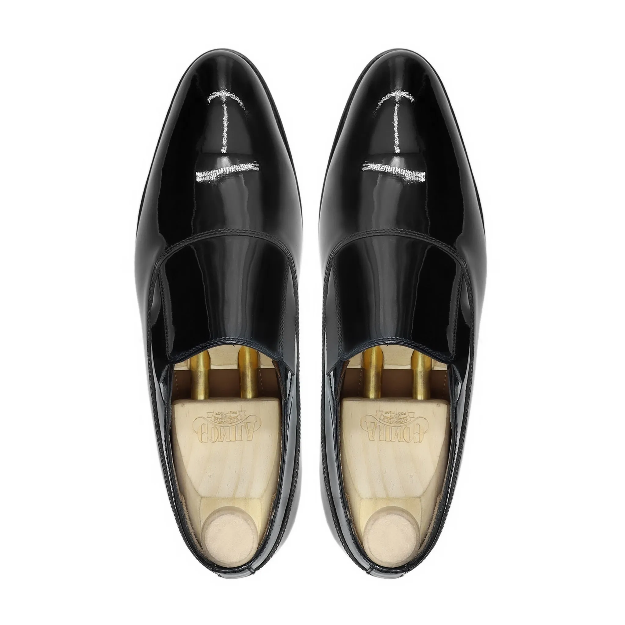 Shores - Men's Black Patent Leather Loafer