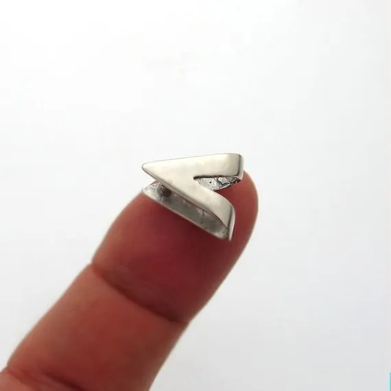 Single Triangle Earring for men