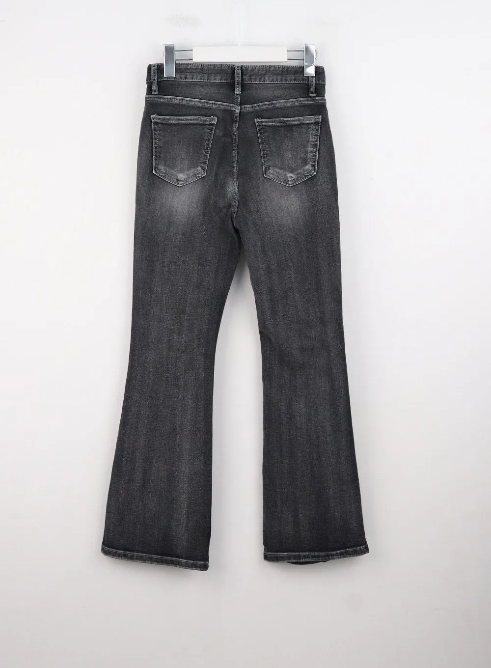 Slim Fit Washed Bootcut Jeans IS311