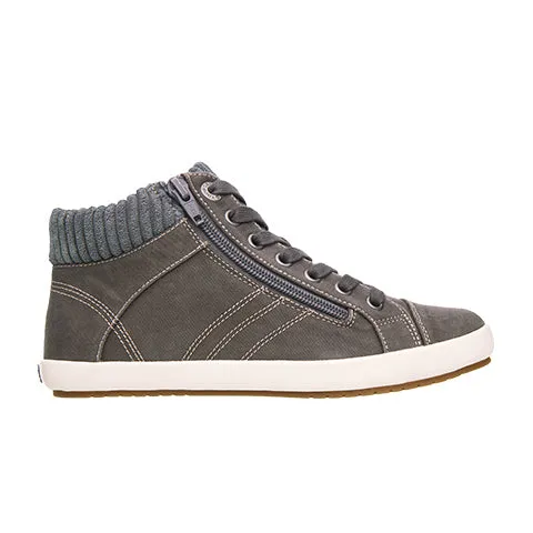 Taos Startup Mid Top Sneaker (Women) - Graphite Distressed