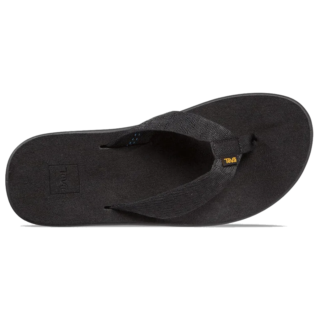 Teva Men's Voya Flip Flop Brick Black