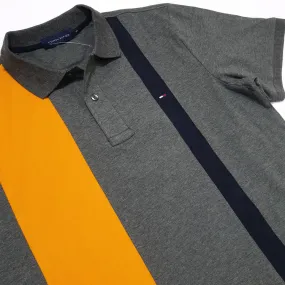 THF two-toned men's polo shirt | Grey