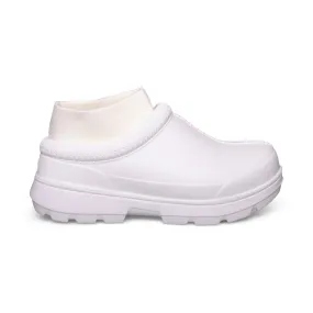 UGG Tasman X Bright White Rain Clog Shoes - Women's