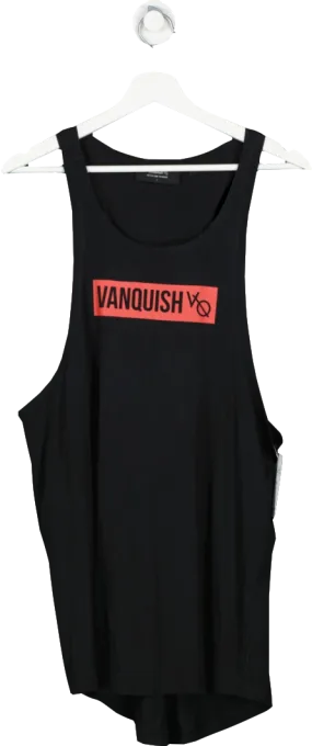 Vanquish Black Stringer Vest UK L