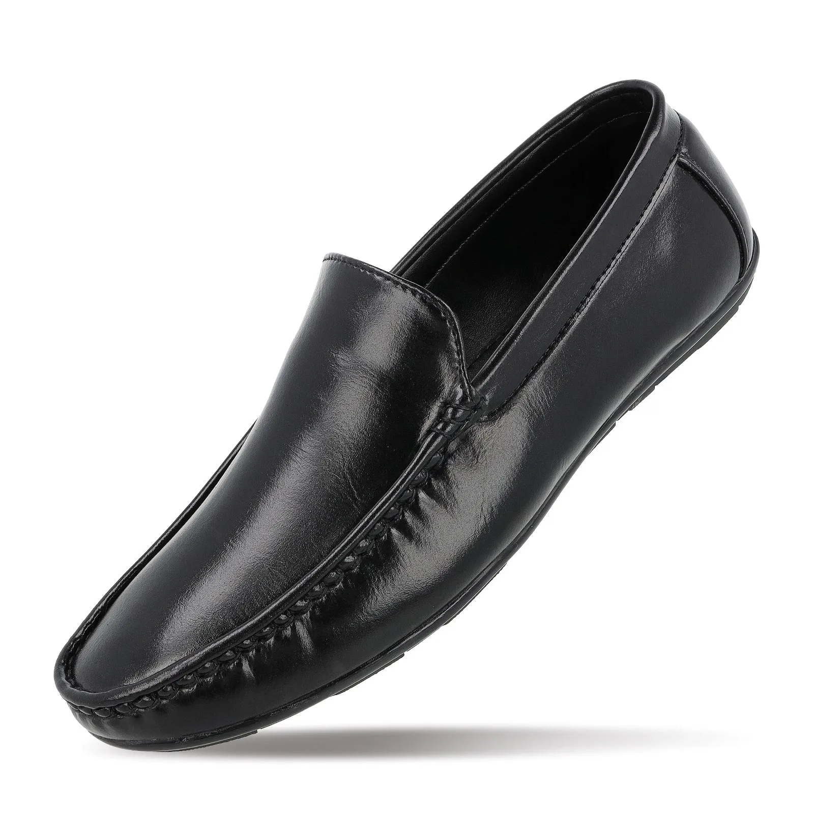 Walkaroo Men Loafer Formal Shoes - WF6018 Black