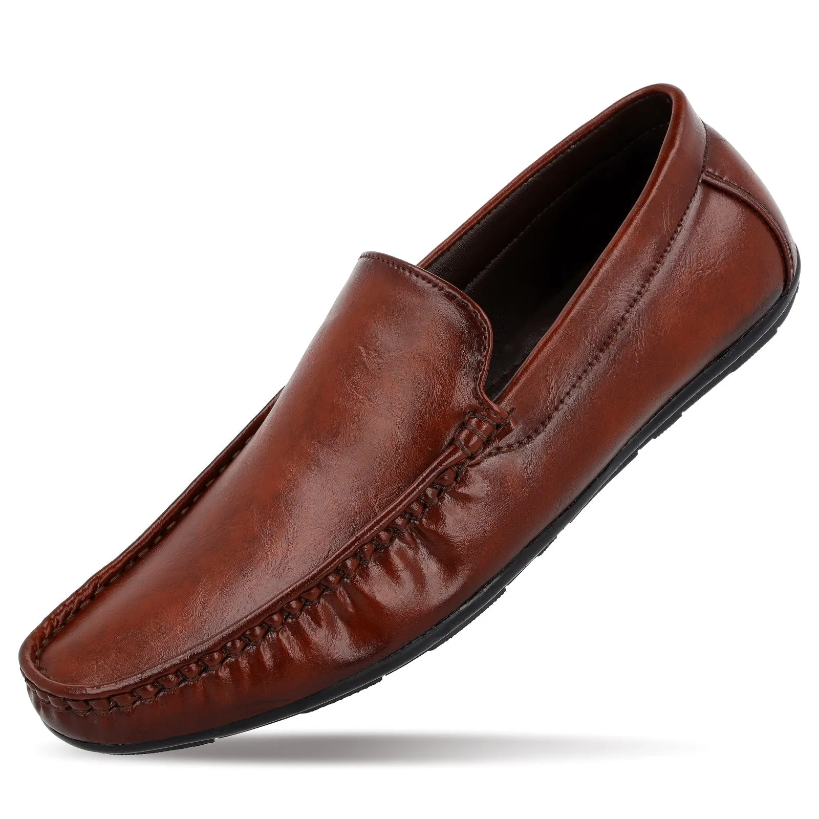 Walkaroo Men Loafer Formal Shoes - WF6018 Brown