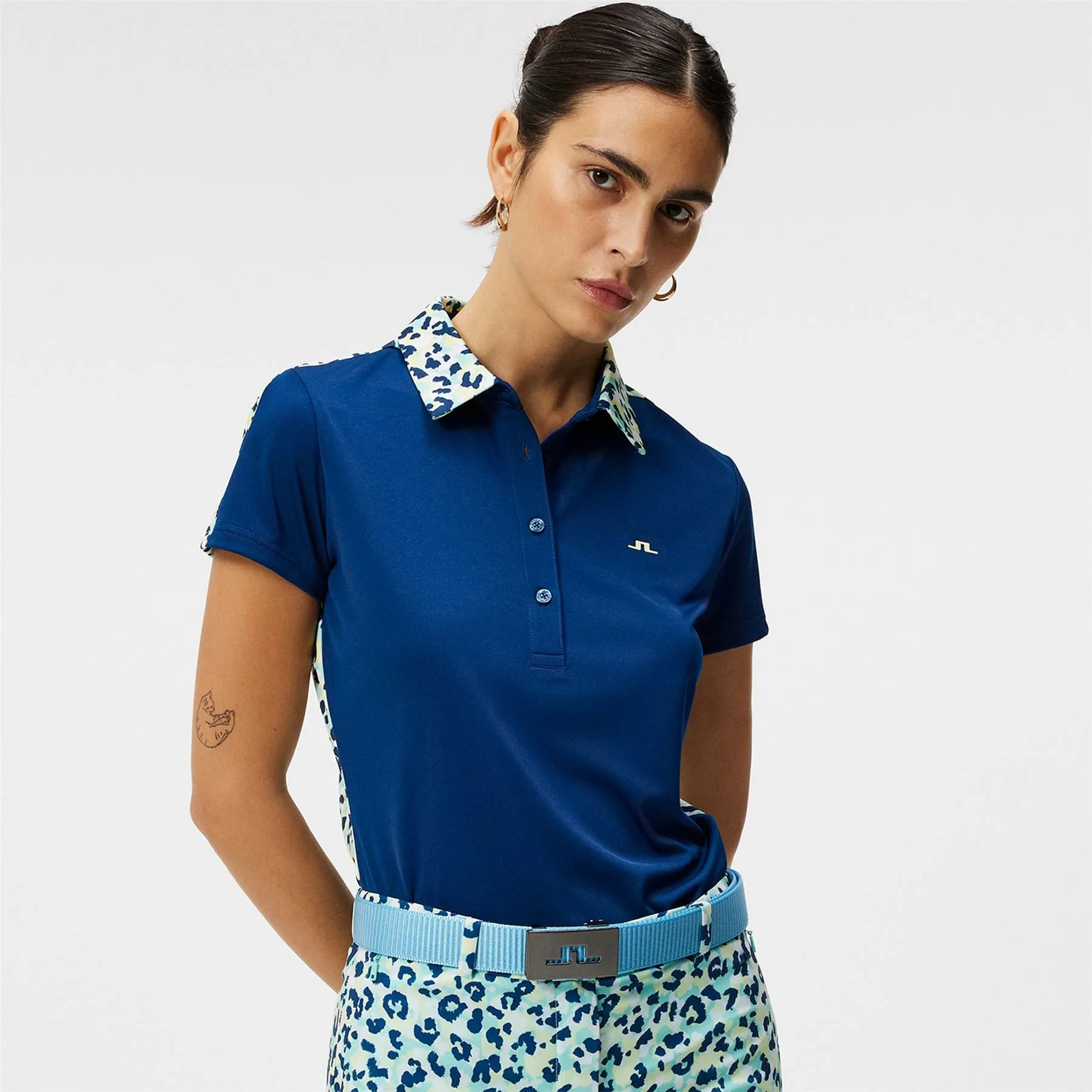 Womens Cara TX Jersey Polo Estate Blue - SS24