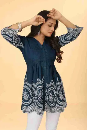 Women's Cotton Short Top Kurti