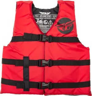 YOUTH FLOTATION VEST RED/BLACK